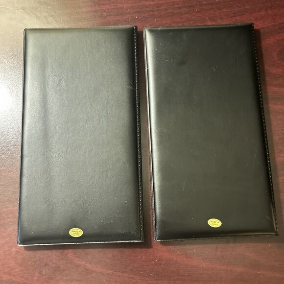 2 American Express Restaurant Waiter Server Wallet Bill Check Credit Card Holder - Picture 3 of 8